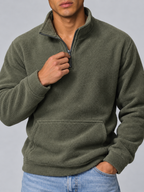 Men's Half-Zip Fleece Sweatshirt