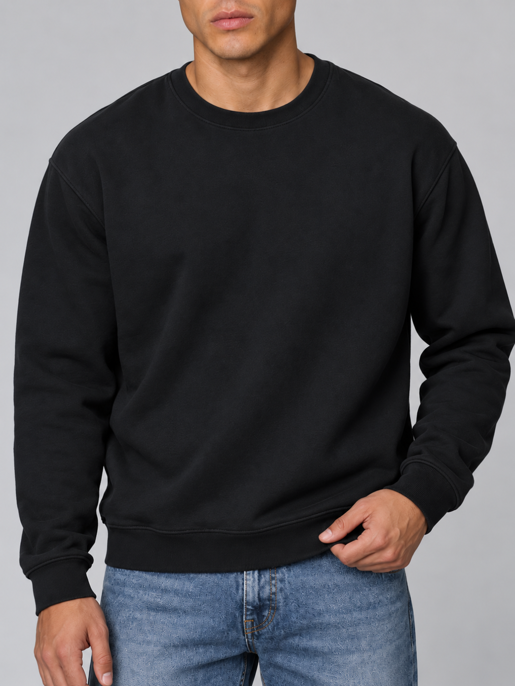 Men's Crew Neck Pullover Sweatshirt