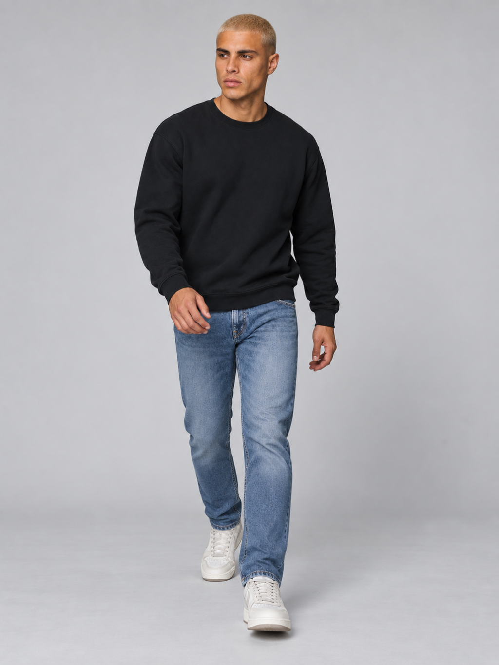 Men's Crew Neck Pullover Sweatshirt