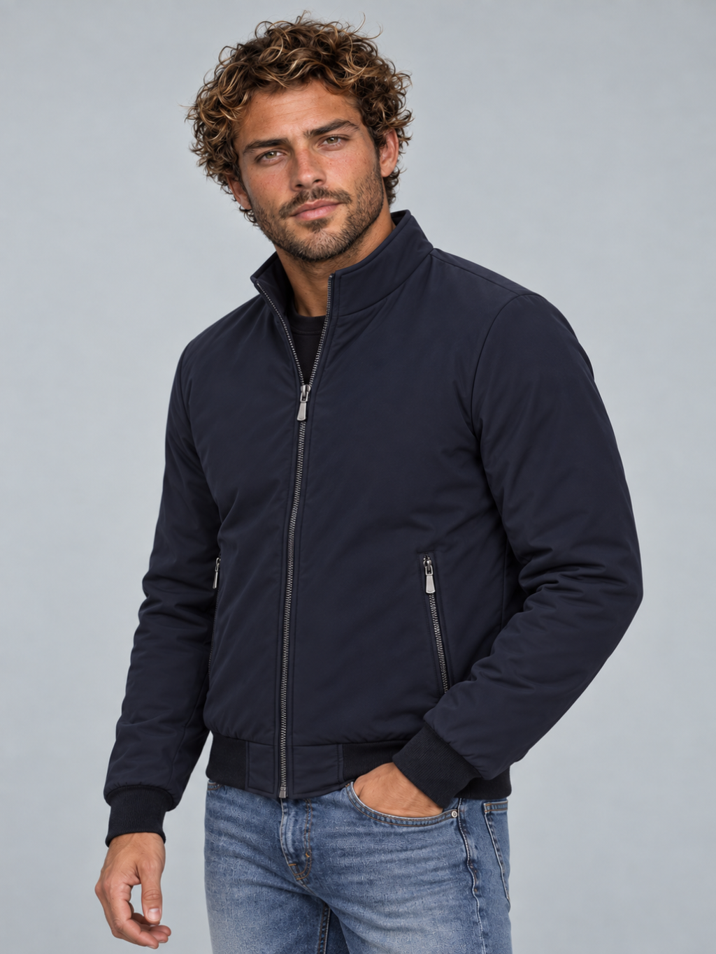 Men's Sherpa-Lined Jacket