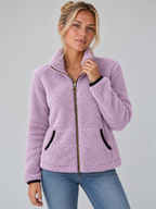 Women’s Full-Zip Sherpa Fleece Jacket