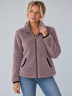 Women’s Full-Zip Sherpa Fleece Jacket