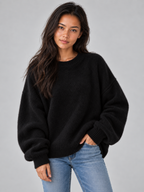 Women's Oversized Knit Pullover Jumper