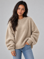 Women's Oversized Knit Pullover Jumper