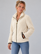 Women’s Full-Zip Sherpa Fleece Jacket