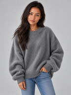 Women's Oversized Knit Pullover Jumper