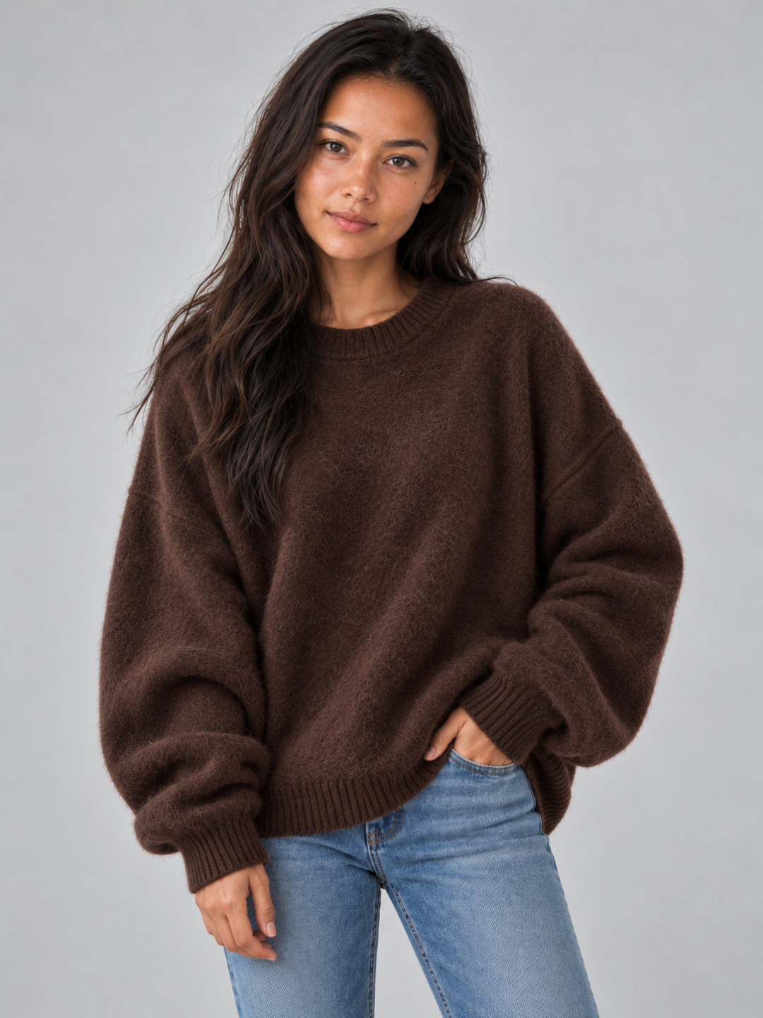 Women's Oversized Knit Pullover Jumper