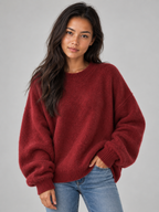 Women's Oversized Knit Pullover Jumper