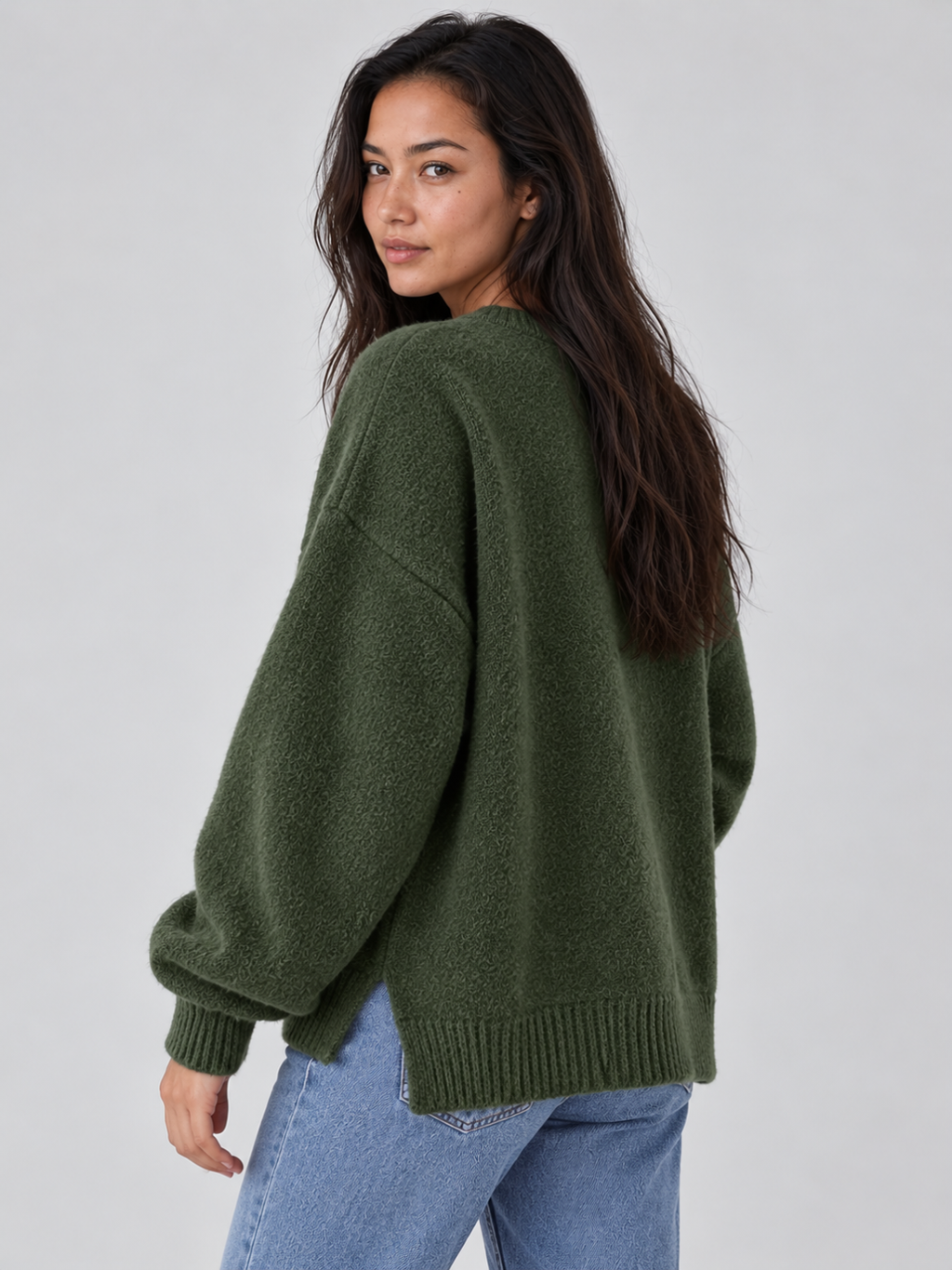 Women's Oversized Knit Pullover Jumper