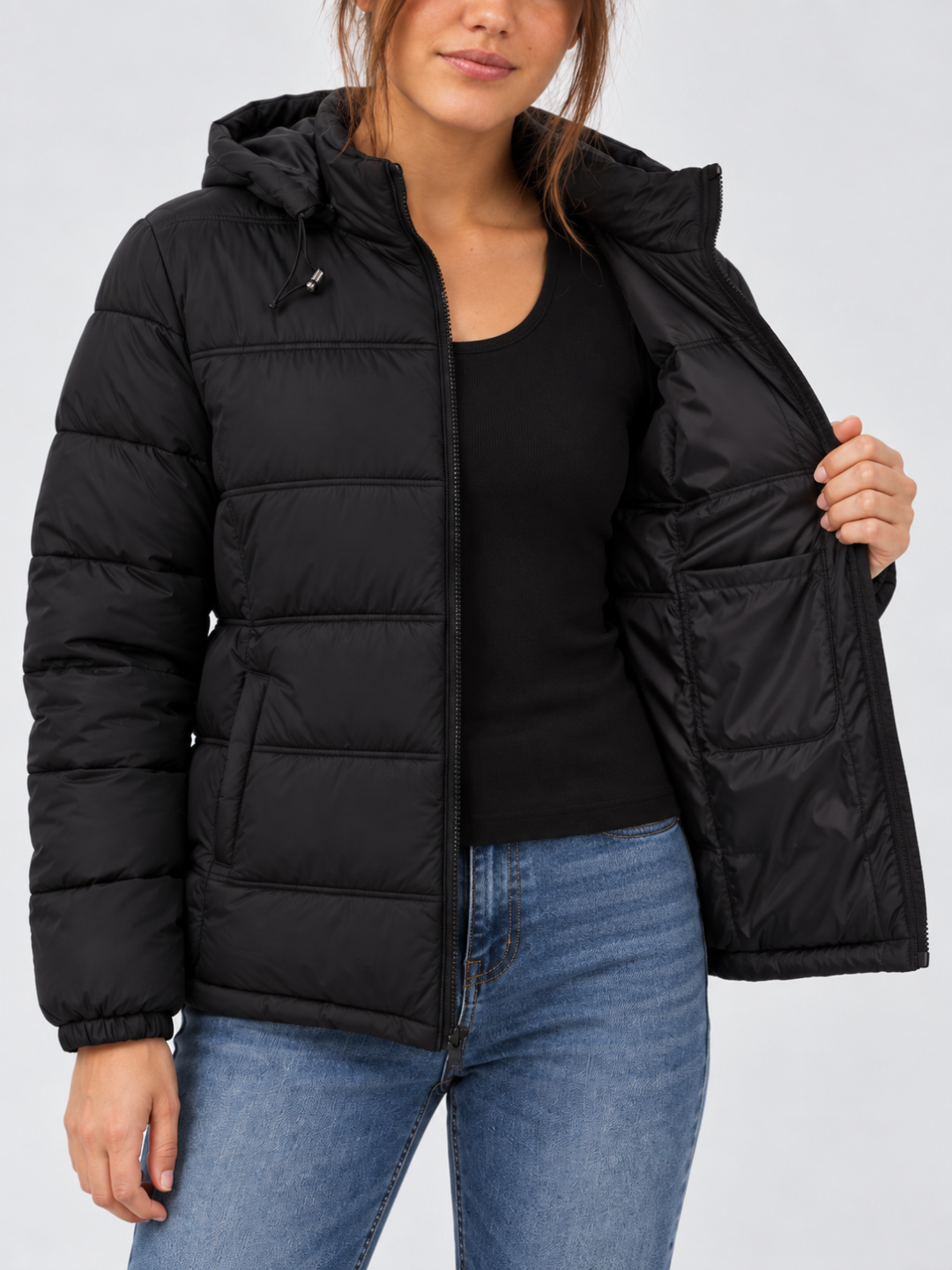 Women's Hooded Puffer Jacket