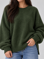 Women's Oversized Knit Pullover Jumper