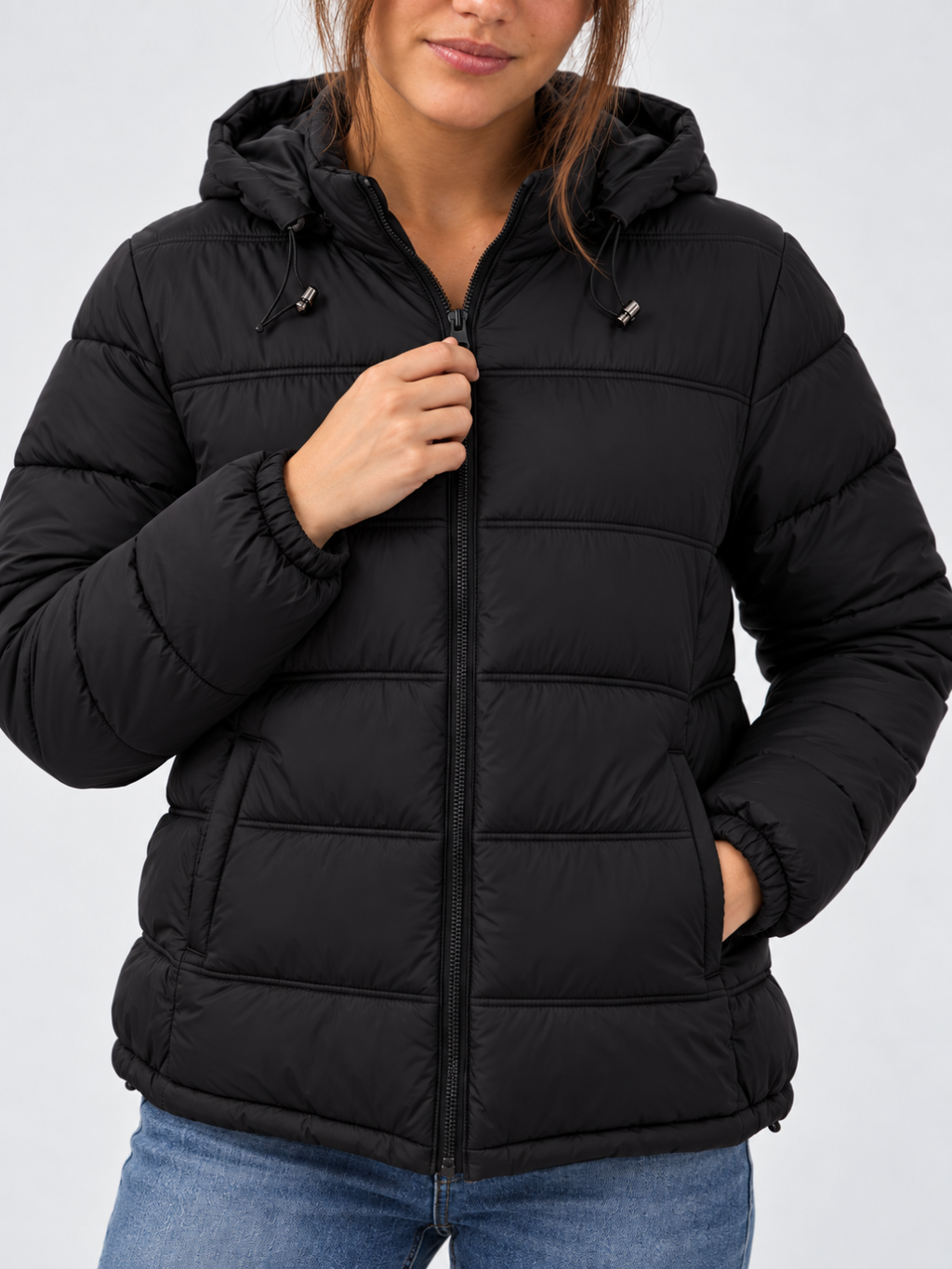 Women's Hooded Puffer Jacket