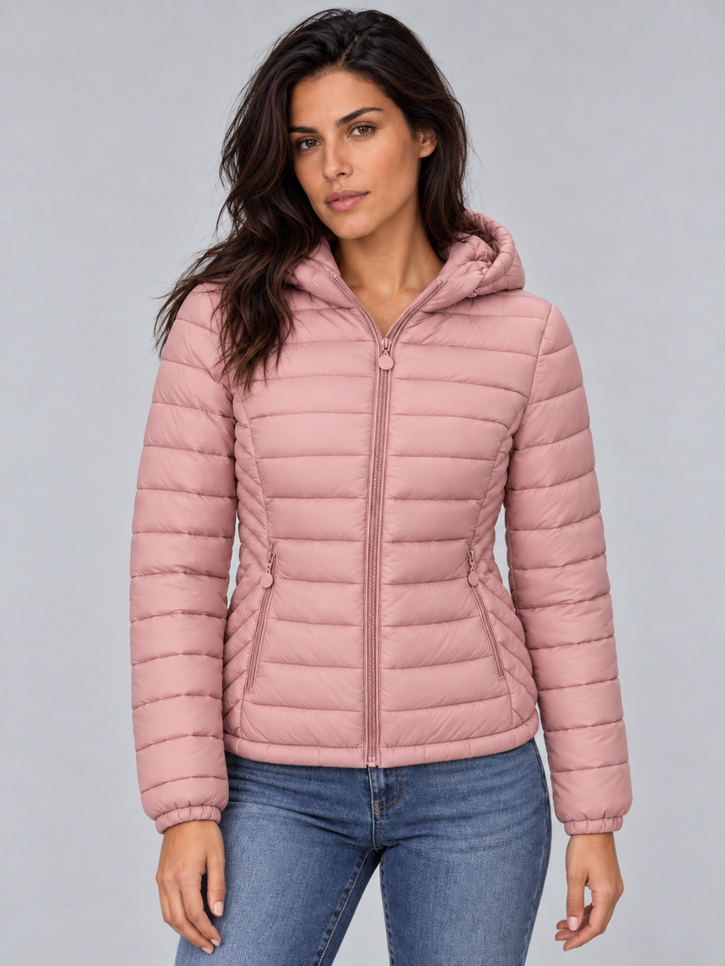 Women's Lightweight Hooded Puffer Jacket