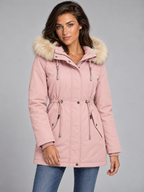 Women's Longline Hooded Puffer Coat