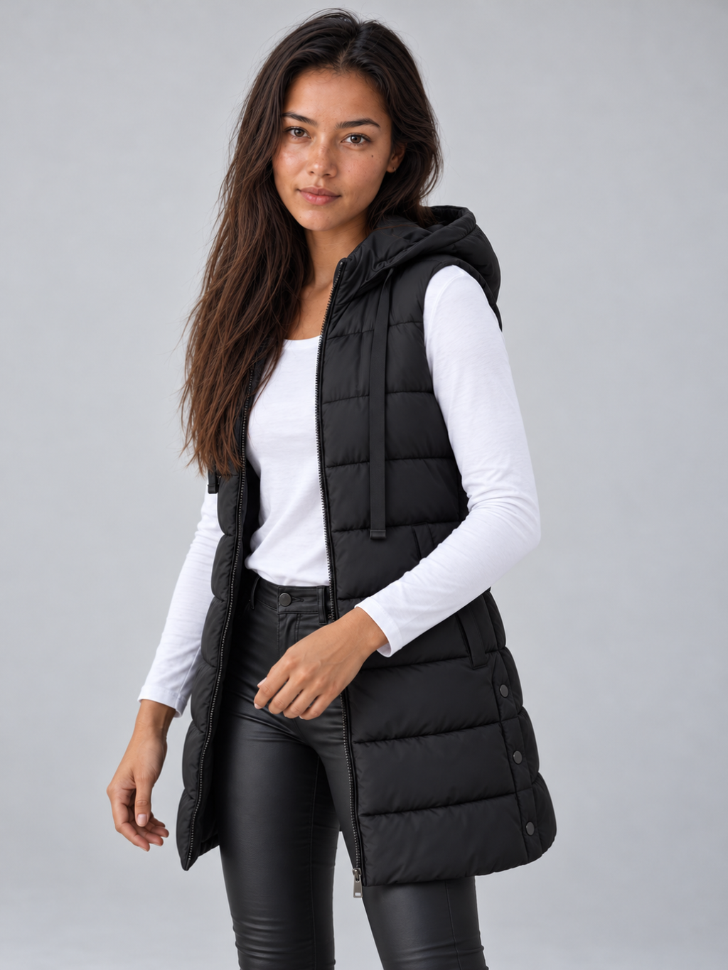 Women’s Hooded Puffer Vest