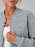 Women's Drop Shoulder Zip-Up Jacket