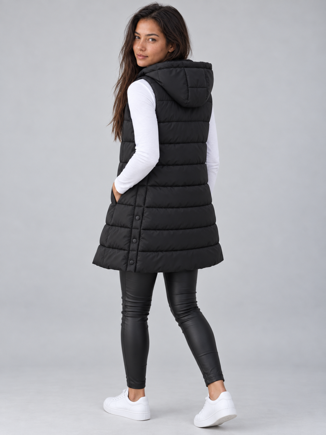 Women’s Hooded Puffer Vest