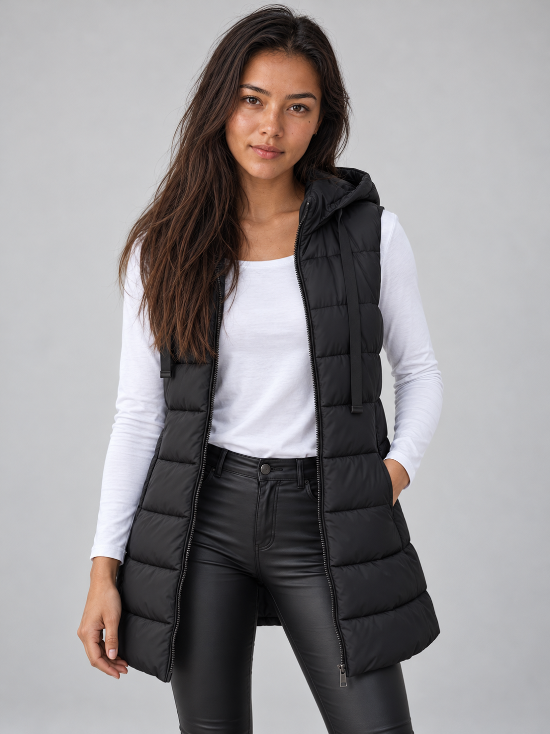 Women’s Hooded Puffer Vest