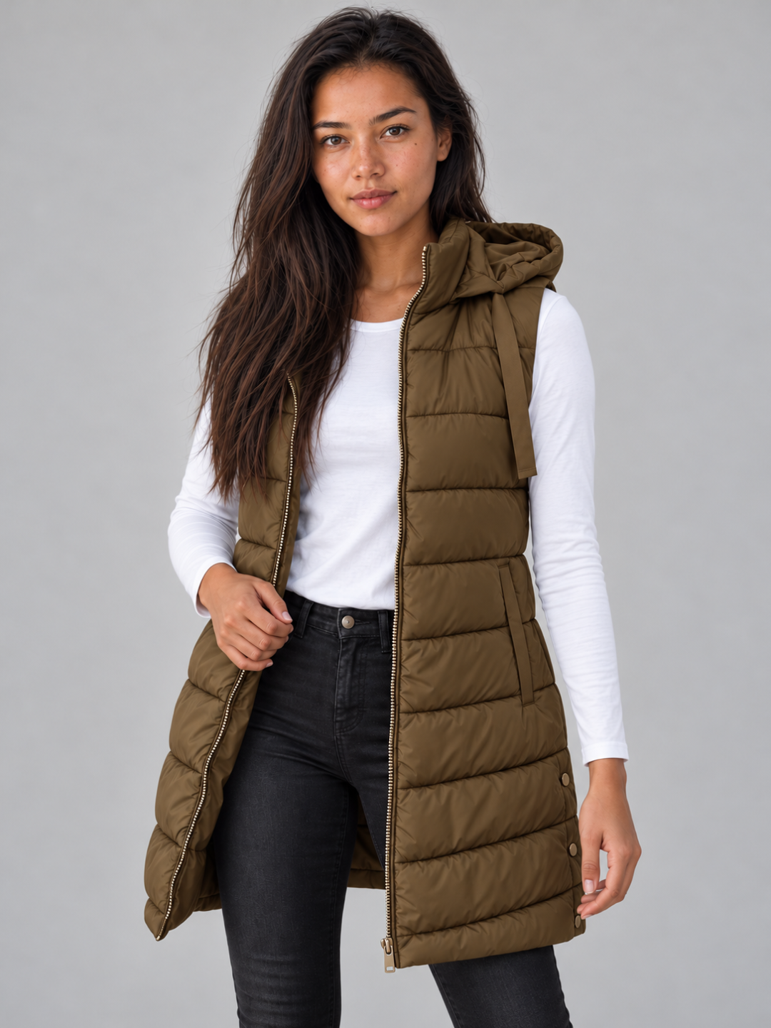 Women’s Hooded Puffer Vest