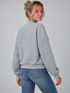 Women's Drop Shoulder Zip-Up Jacket