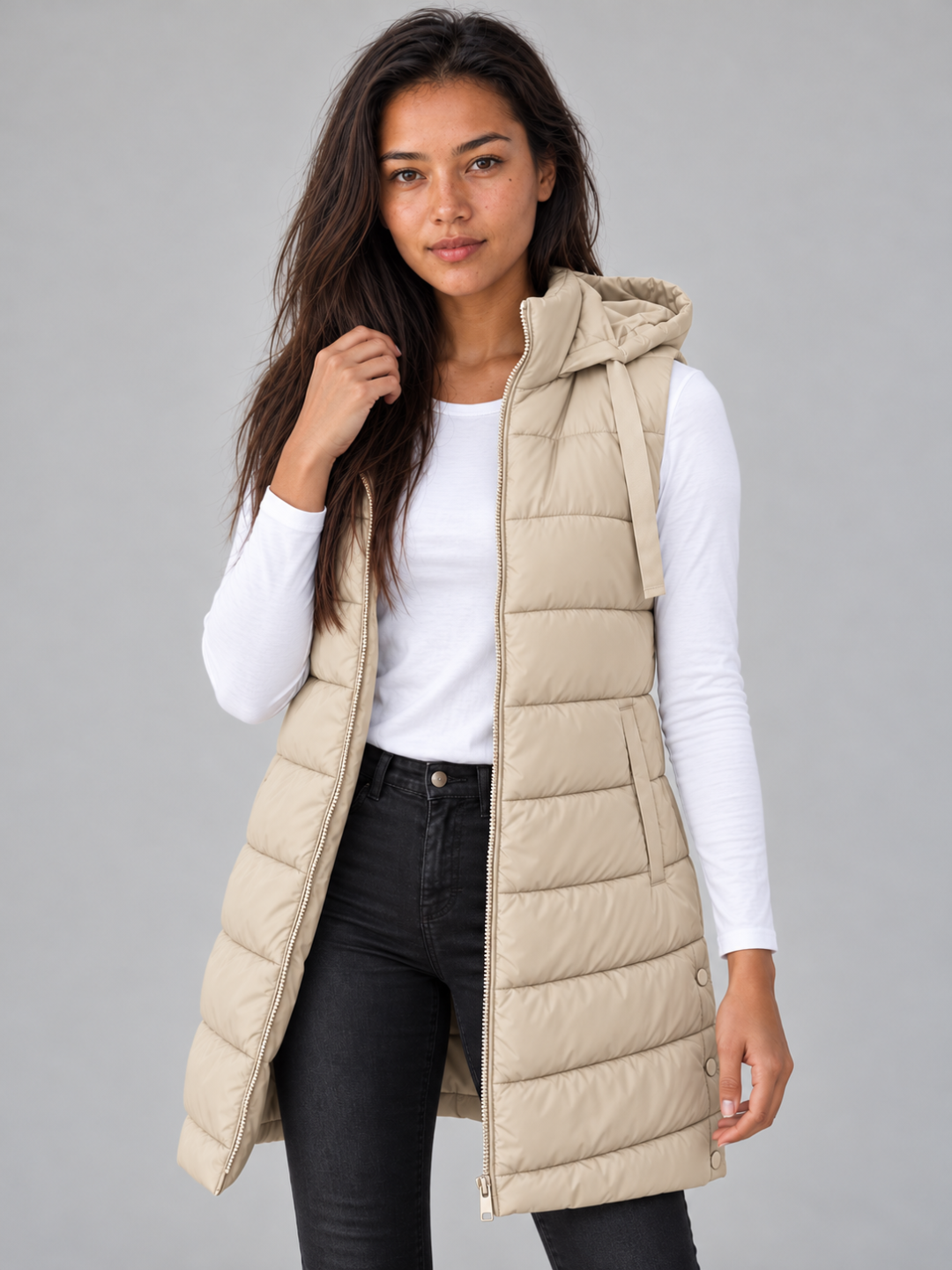 Women’s Hooded Puffer Vest