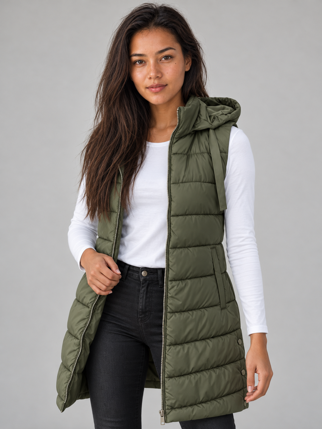 Women’s Hooded Puffer Vest