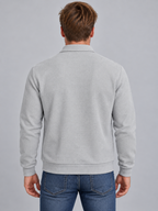 Men's Waffle Texture Zip-Up Shirt Jacket