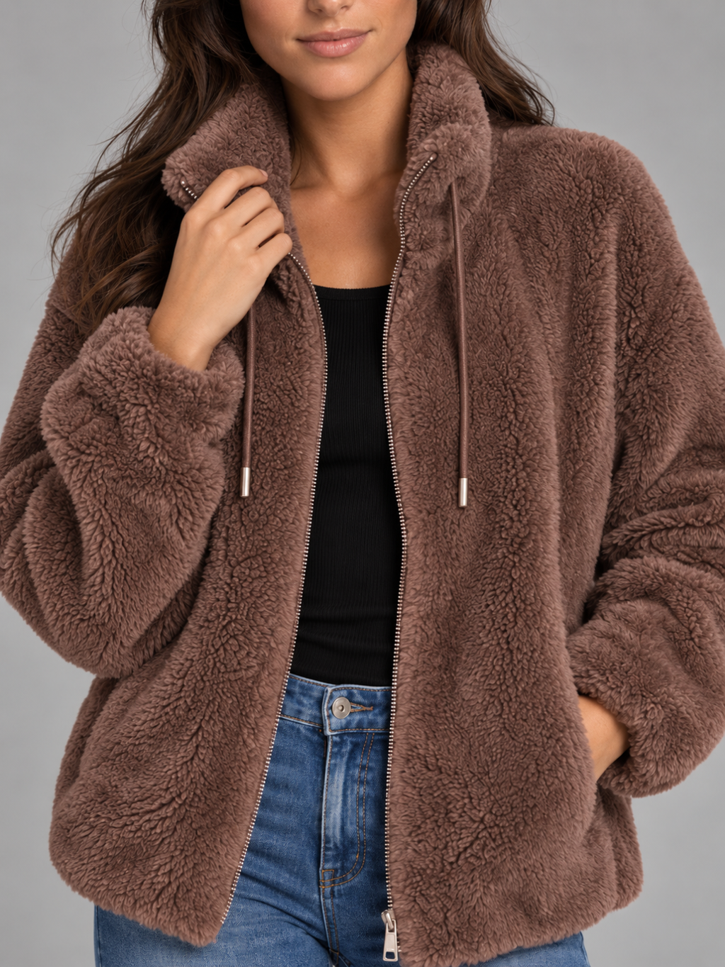 Women's Oversized Plush Fleece Coat