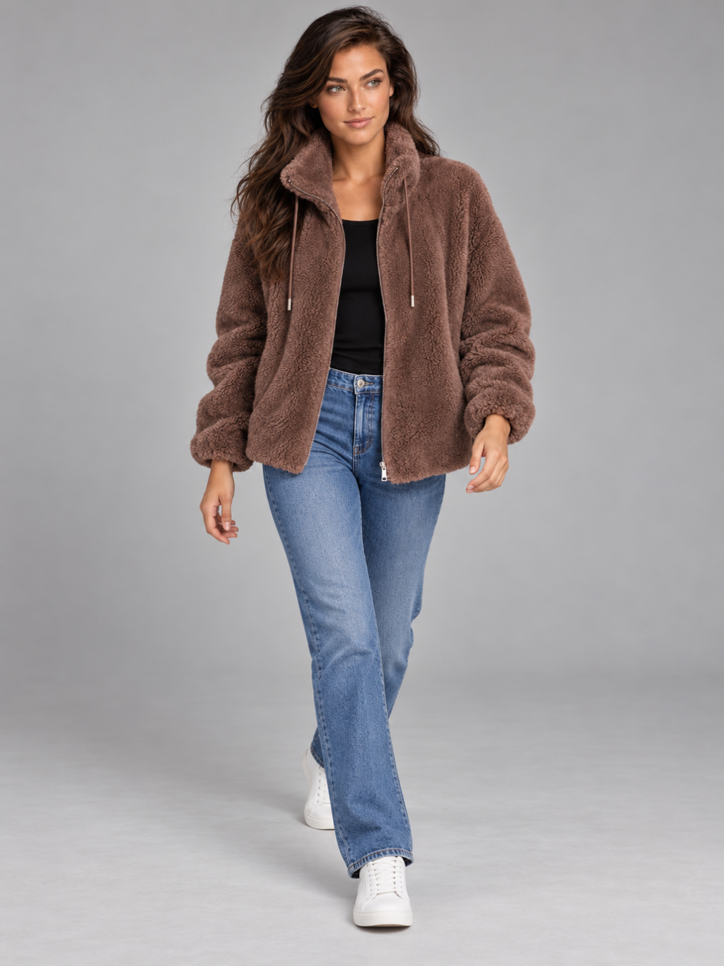 Women's Oversized Plush Fleece Coat