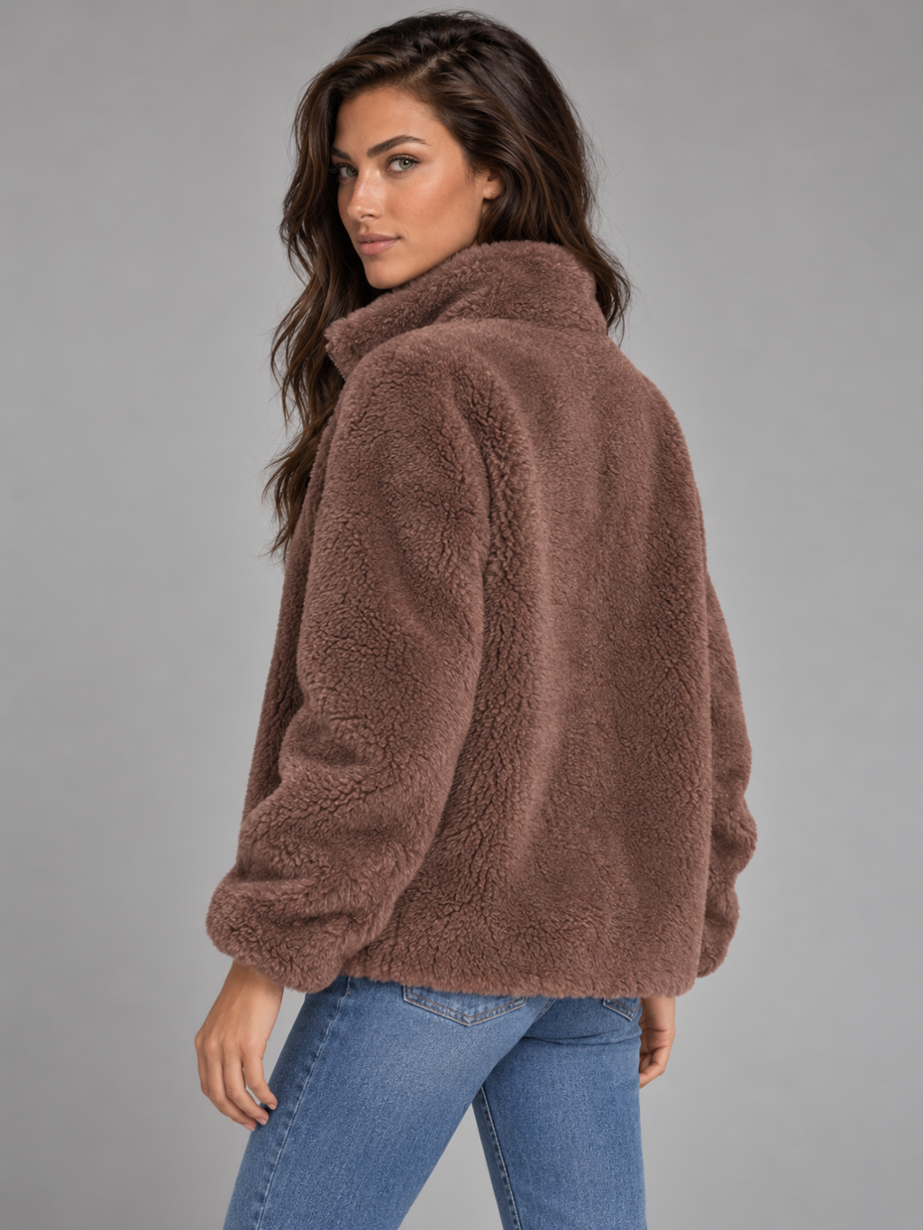 Women's Oversized Plush Fleece Coat