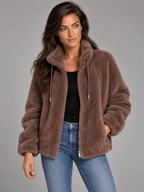 Women's Oversized Plush Fleece Coat