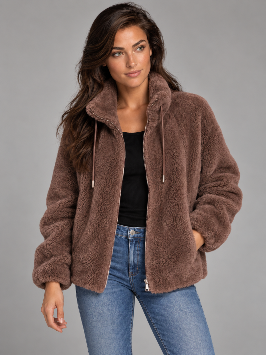 Women's Oversized Plush Fleece Coat