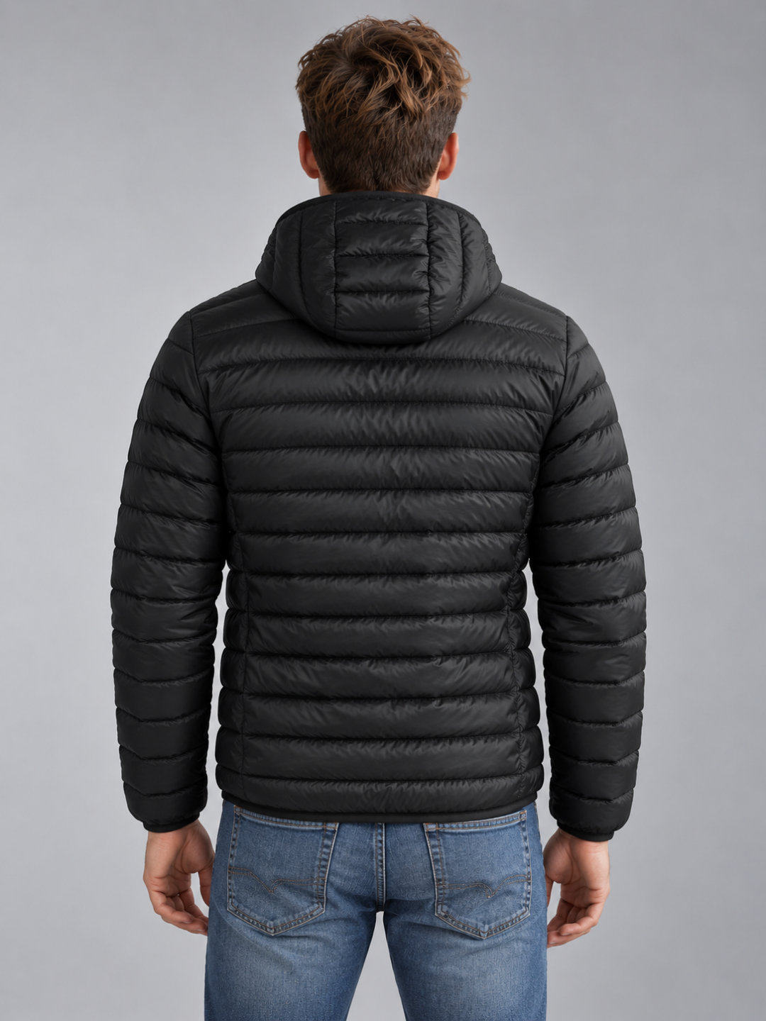 Men's Lightweight Hooded Puffer Jacket