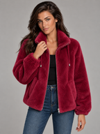 Women's Oversized Plush Fleece Coat