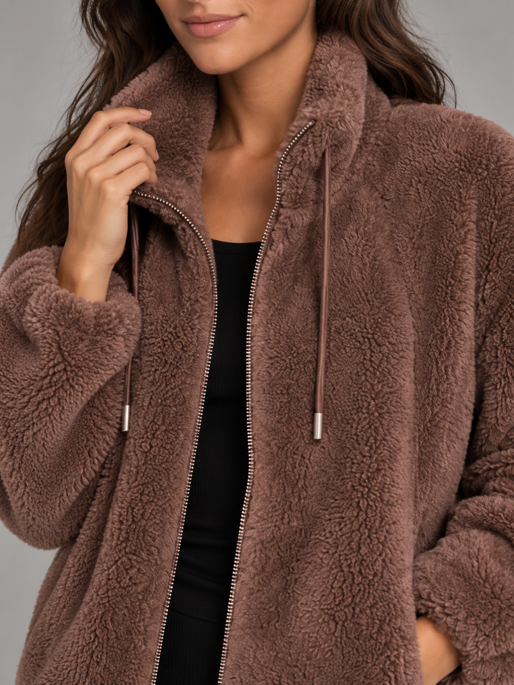 Women's Oversized Plush Fleece Coat