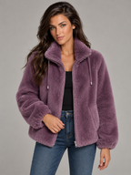 Women's Oversized Plush Fleece Coat