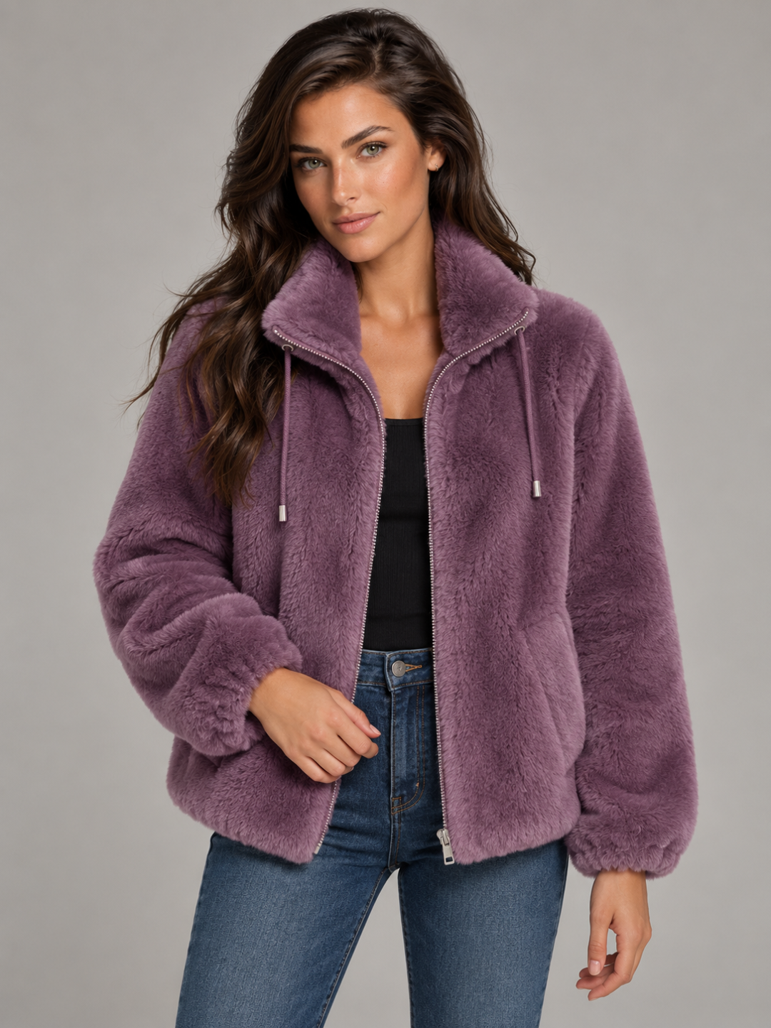Women's Oversized Plush Fleece Coat