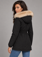 Women's Longline Hooded Puffer Coat