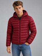 Men's Lightweight Hooded Puffer Jacket