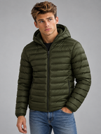 Men's Lightweight Hooded Puffer Jacket
