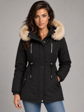 Women's Longline Hooded Puffer Coat