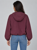 Women's Lightweight Hooded Windbreaker Jacket