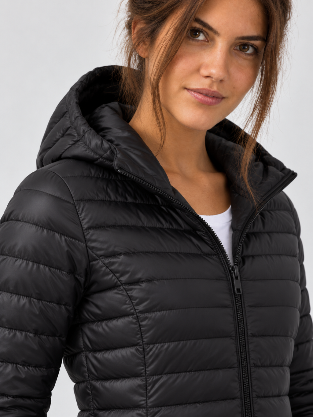 Women's Mid-Length Down Puffer Coat