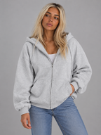 Women's Full-Zip Oversized Hoodie