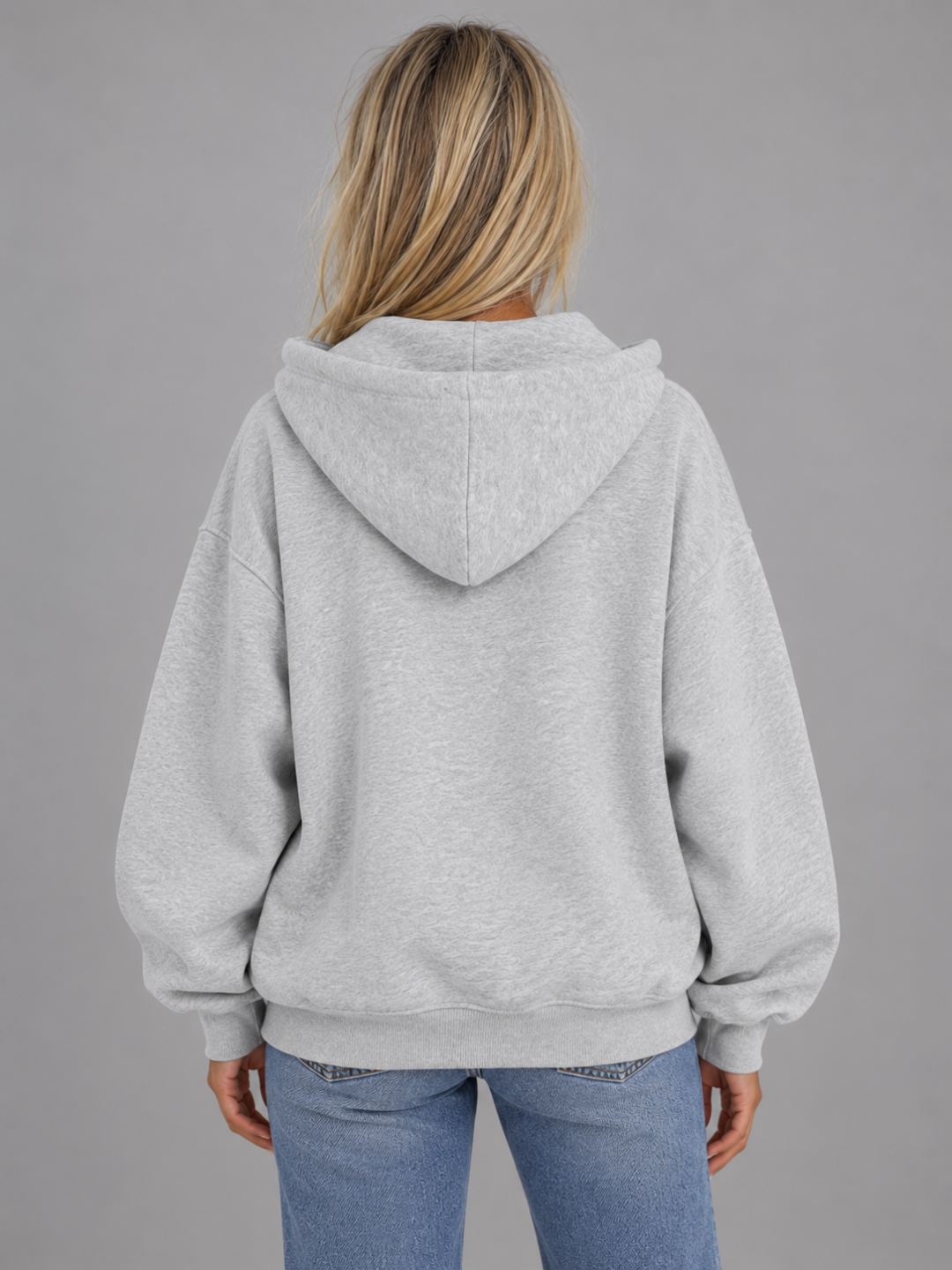 Women's Full-Zip Oversized Hoodie