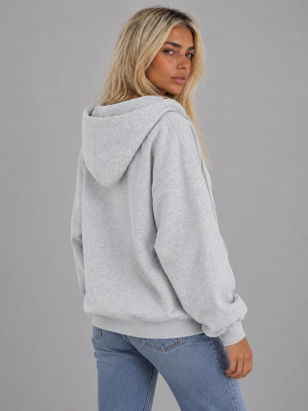 Women's Full-Zip Oversized Hoodie