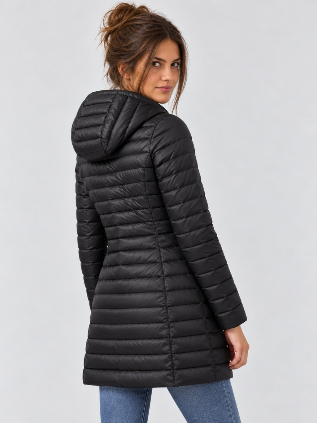 Women's Mid-Length Down Puffer Coat