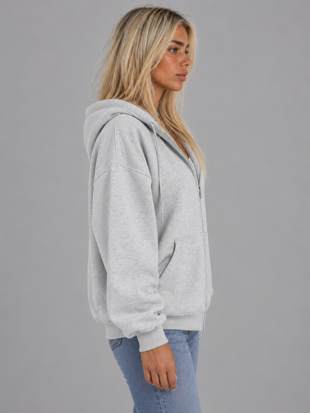 Women's Full-Zip Oversized Hoodie
