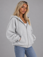 Women's Full-Zip Oversized Hoodie