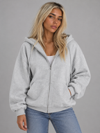 Women's Full-Zip Oversized Hoodie